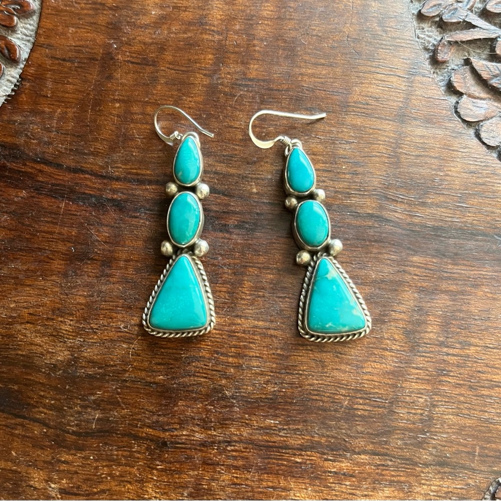 Turquoise Dangle Earrings